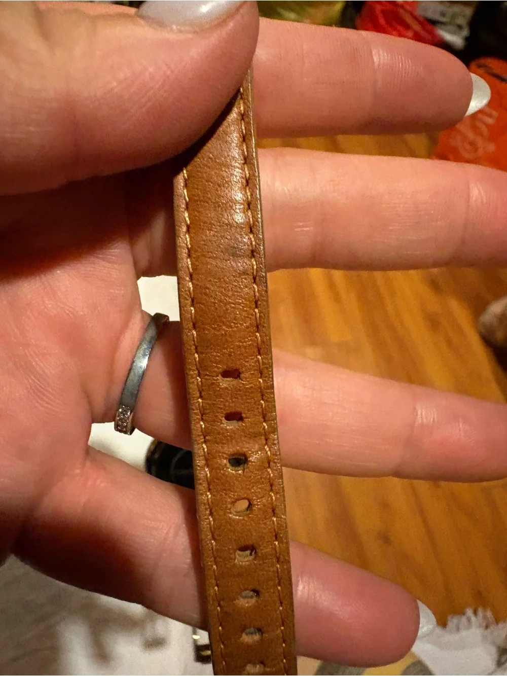 Michael Kors Tortoise and Brown Leather Watch